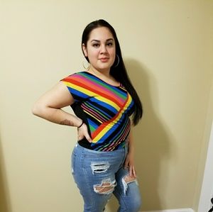 Rainbow top